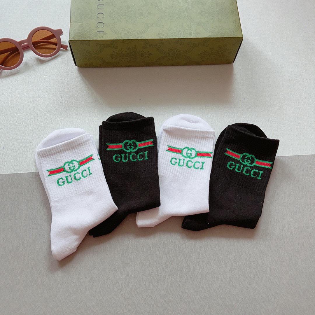 Gucci GG Socks/Box - DesignerGu