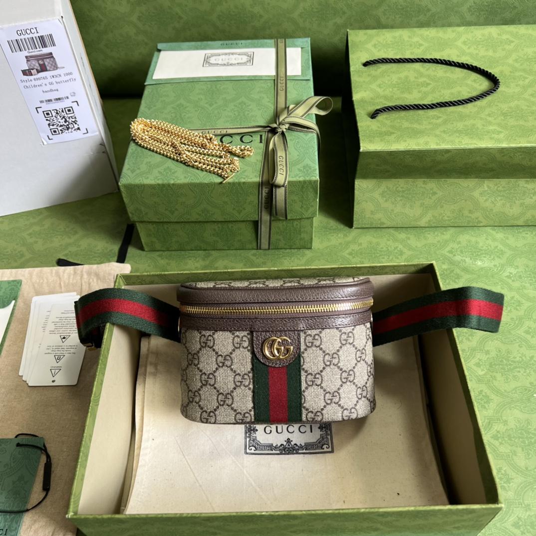 Gucci Ophidia GG Belt Bag (18-12-6cm) - DesignerGu