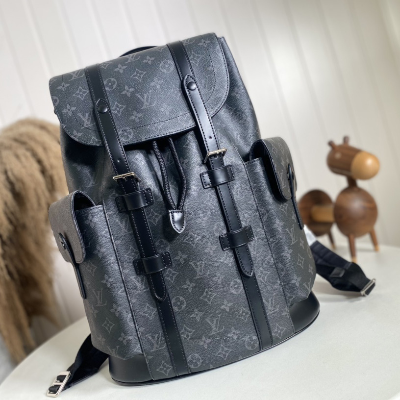 Louis Vuitton Monogram Montsouris Backpack(38 x 44 x 21cm)   M41379 - DesignerGu