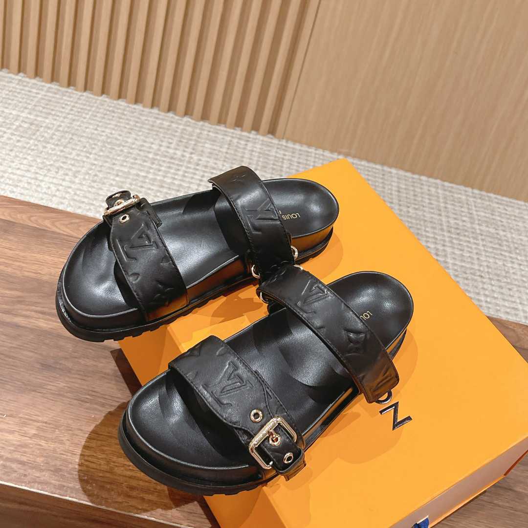 Louis Vuitton Bom Dia Flat Comfort Mule   1ABVN5 - DesignerGu