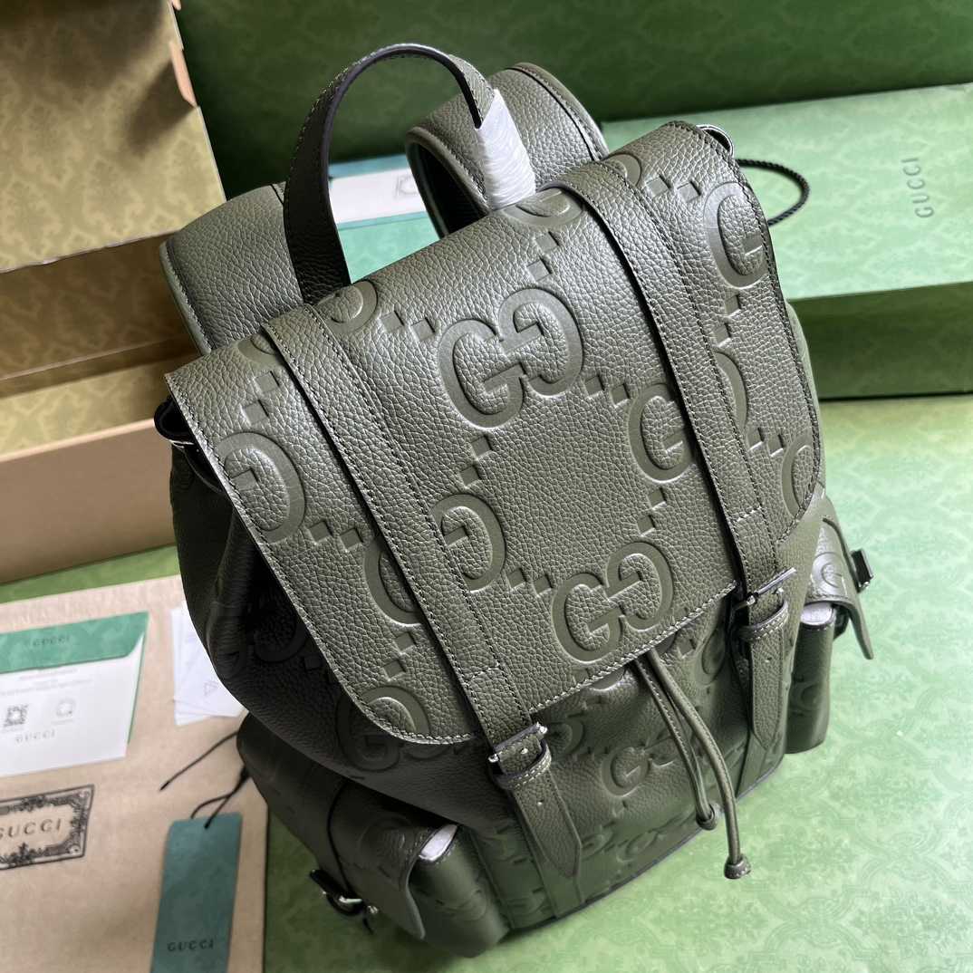 Gucci Jumbo GG Backpack(34-41-12cm) - DesignerGu