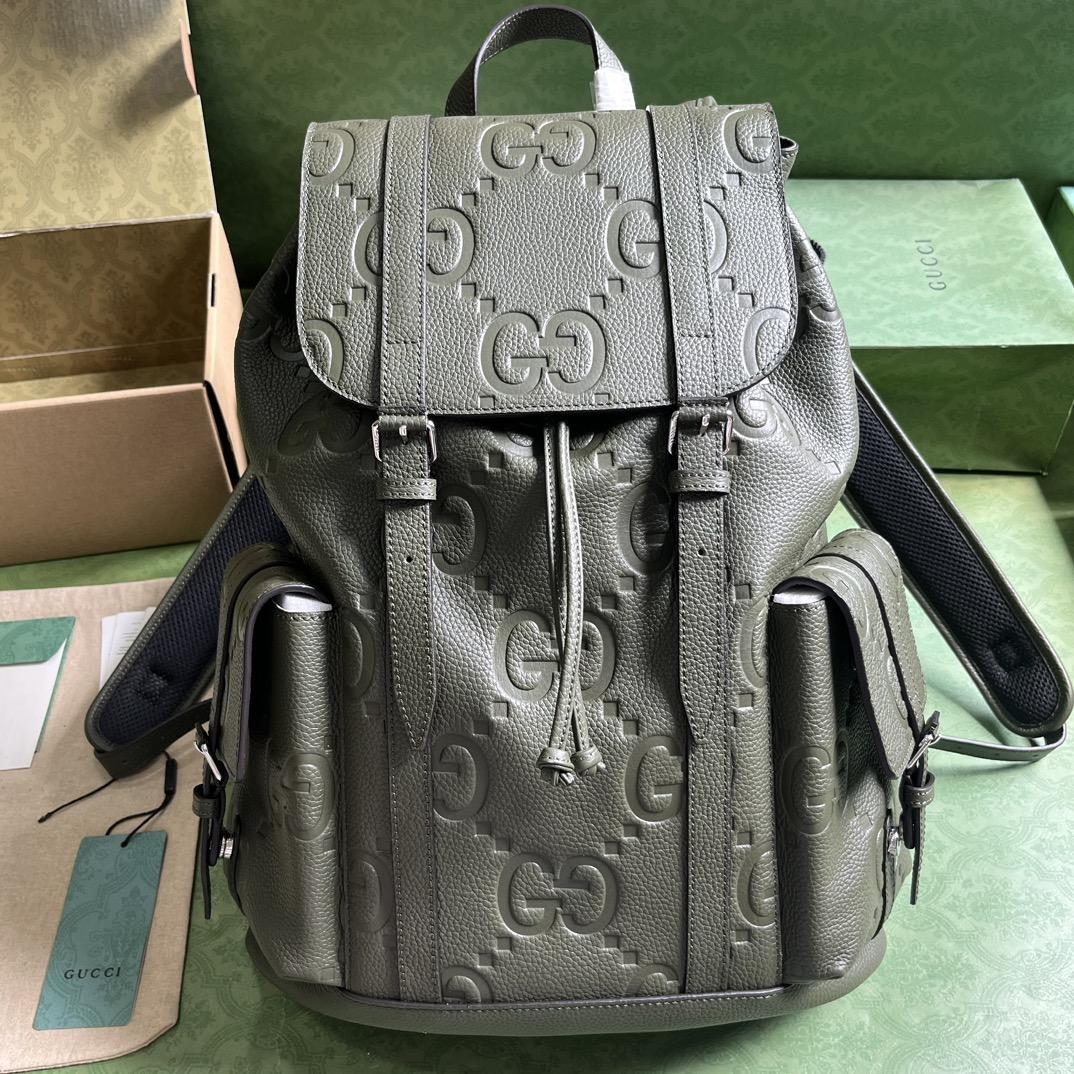 Gucci Jumbo GG Backpack(34-41-12cm) - DesignerGu