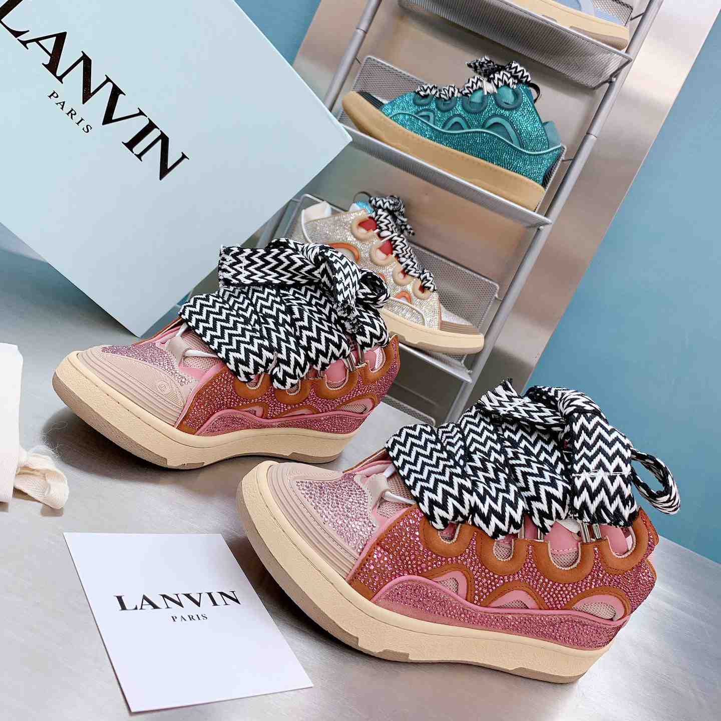 Lanvin Curb Low-top Sneakers - DesignerGu