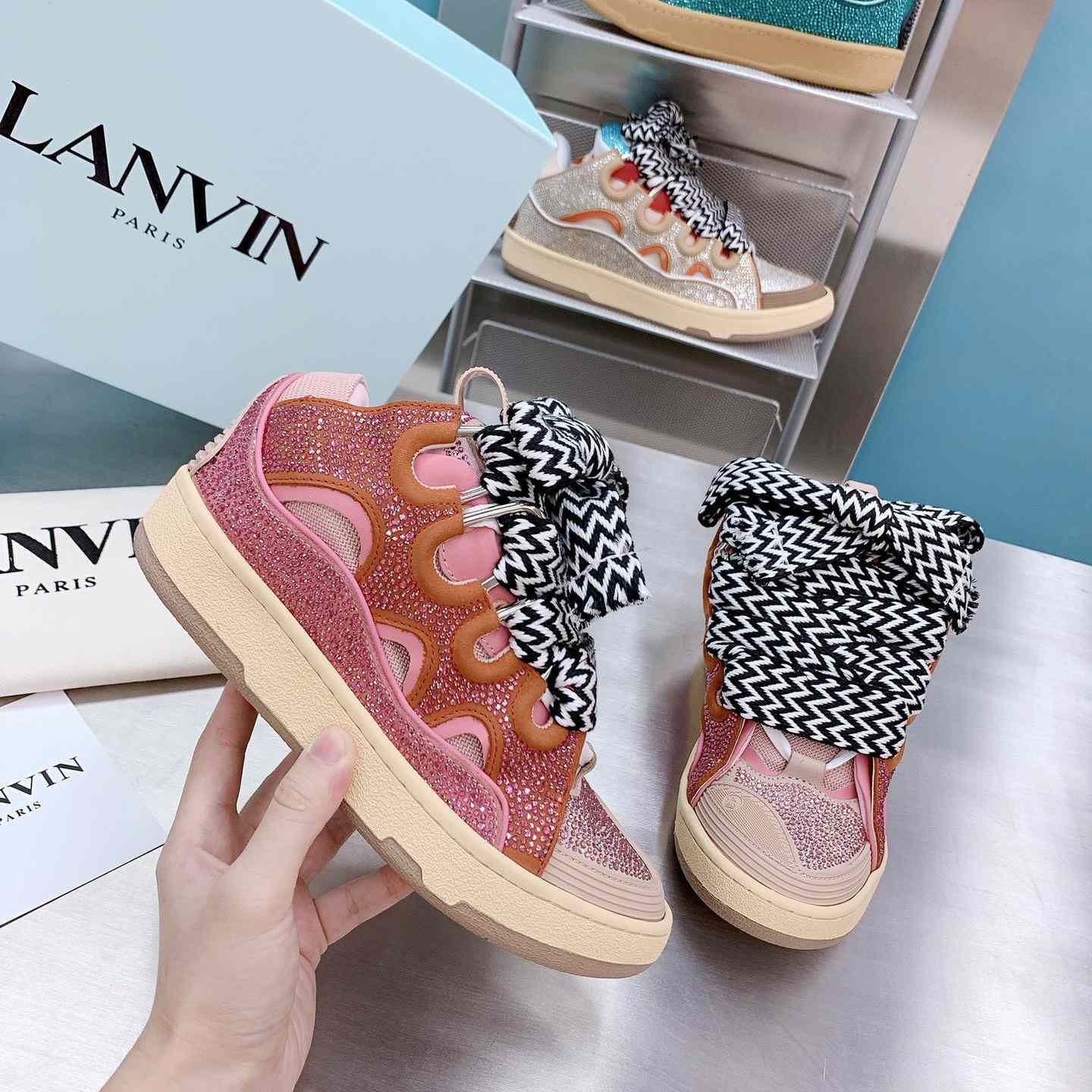 Lanvin Curb Low-top Sneakers - DesignerGu