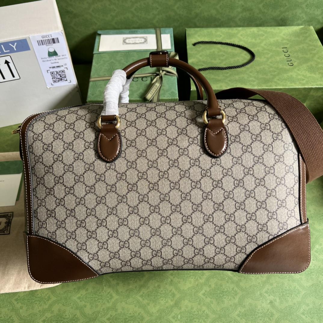 Gucci Duffle Bag With Interlocking G(42-26-24cm) - DesignerGu