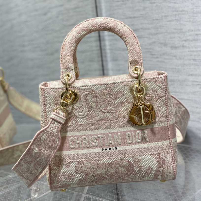 Dior Medium Lady D-lite Bag( 24--20-11cm) - DesignerGu