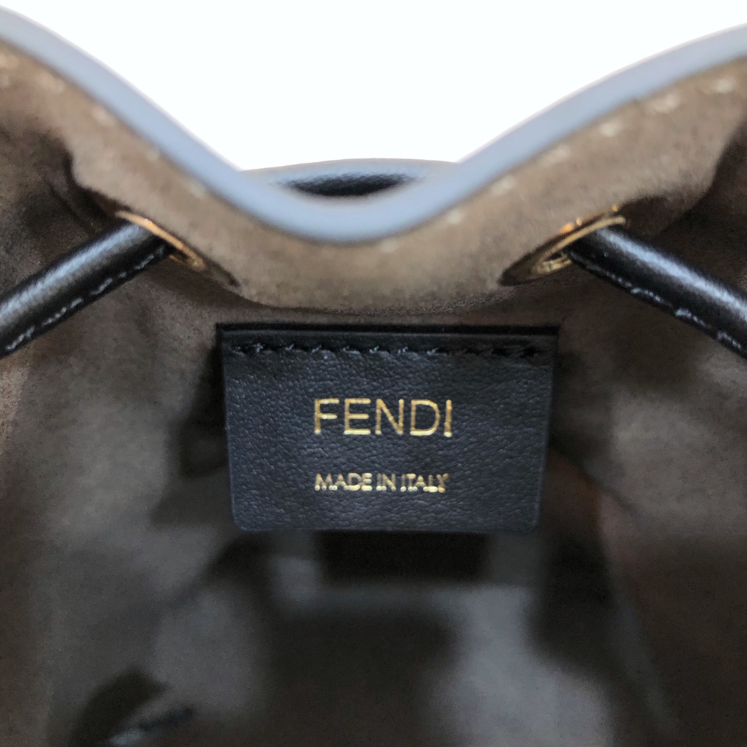 Fendi Tresor Black Leather Mini-bag - DesignerGu