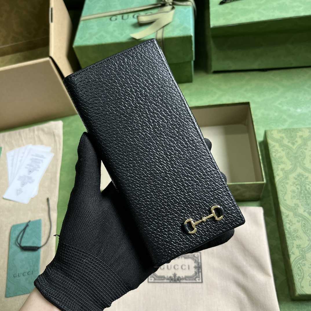 Gucci Long Wallet With Horsebit (19-10cm) - DesignerGu
