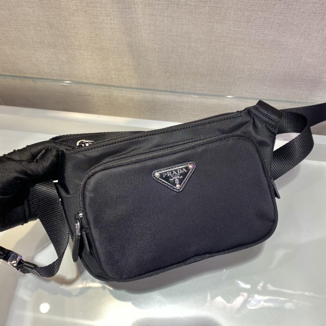 Prada Re-Nylon And Saffiano Leather Shoulder Bag - DesignerGu