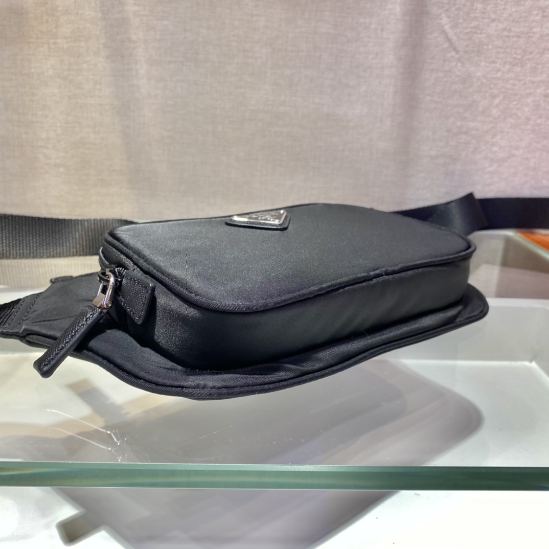 Prada Re-Nylon And Saffiano Leather Shoulder Bag - DesignerGu