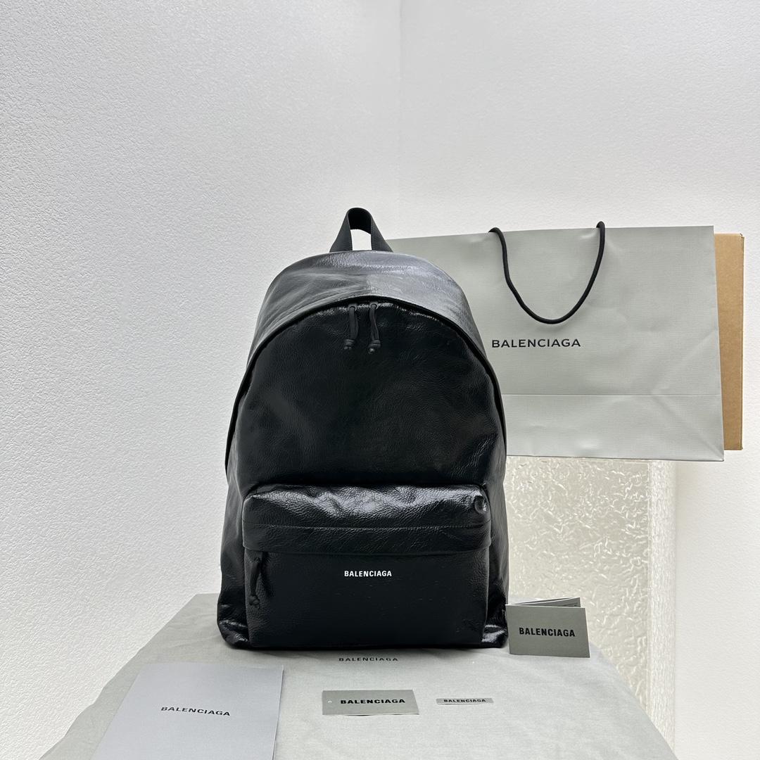 Balenciaga Explorer Backpack In Black (34.8x47x19.8cm) - DesignerGu