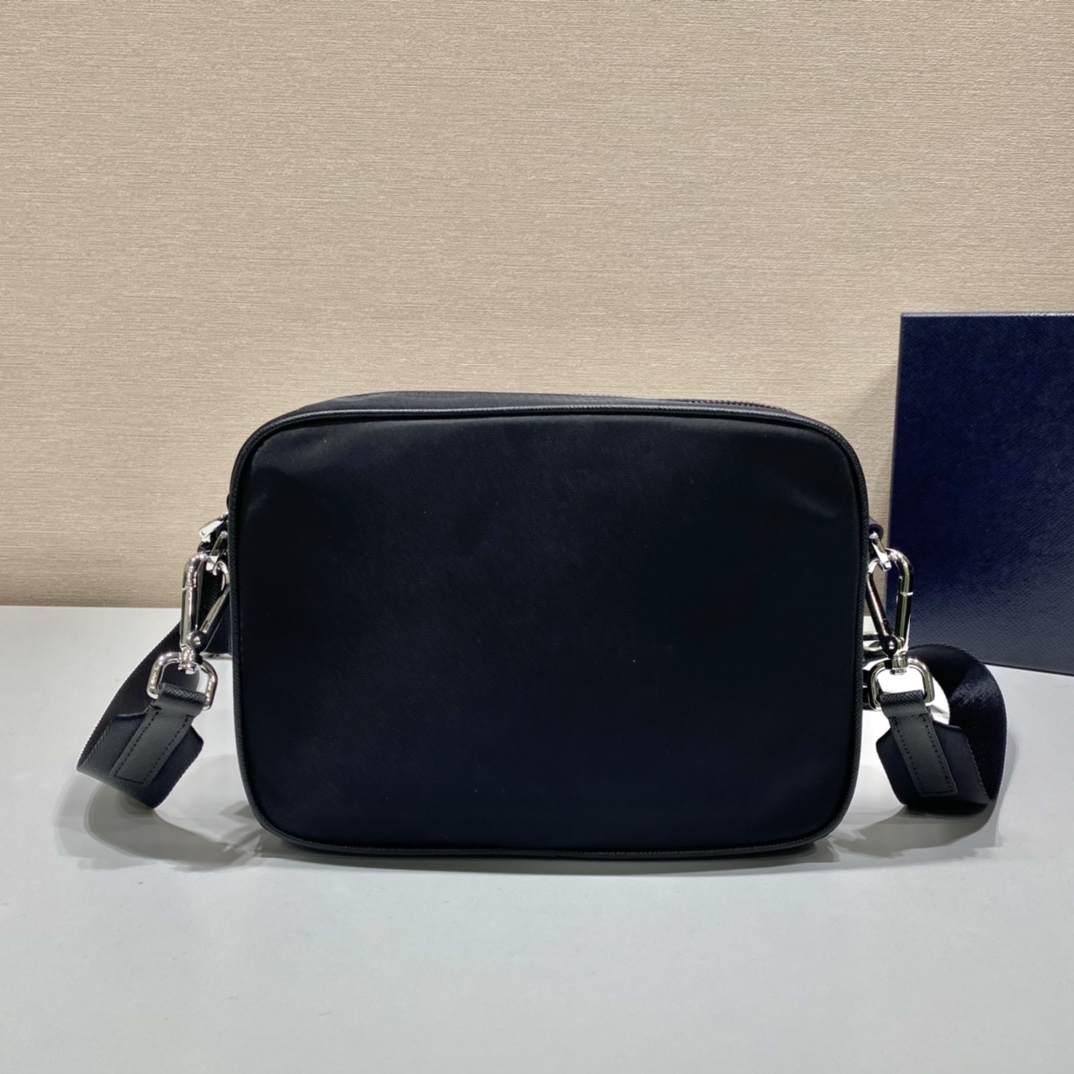 Prada Re-Nylon Saffiano Leather Shoulder Bag ( 22-16-5cm) - DesignerGu