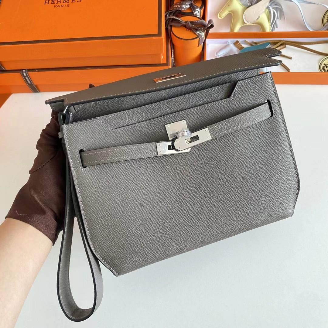 Hermes Kelly Dépêches Leather Bag (25-19-5cm) - DesignerGu