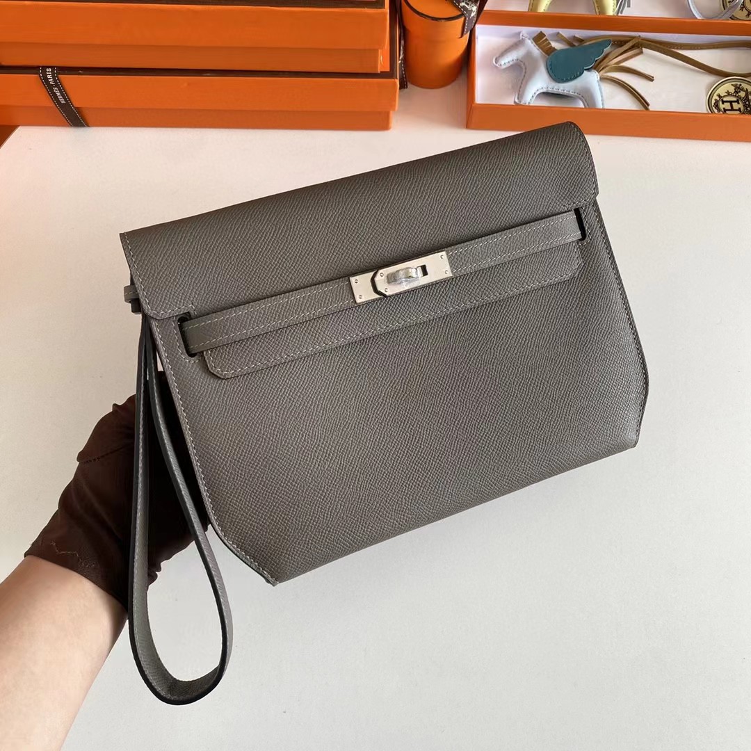 Hermes Kelly Dépêches Leather Bag (25-19-5cm) - DesignerGu