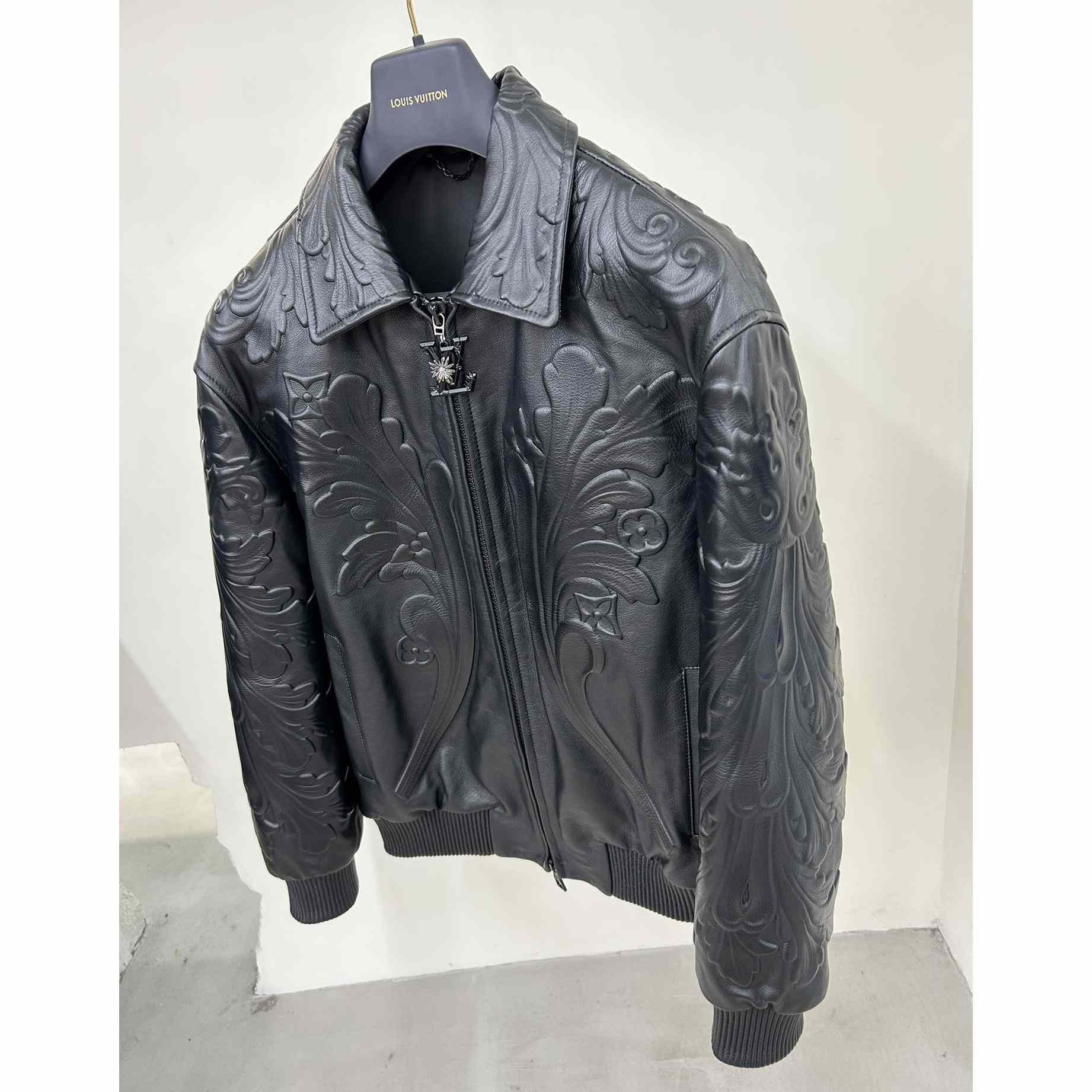 Louis Vuitton LV Ornaments Leather Blouson - DesignerGu