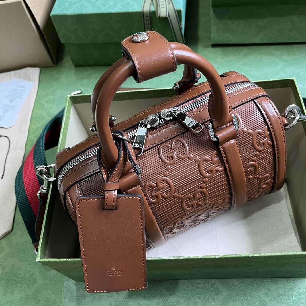 Gucci Jumbo GG Mini Duffle Bag (22-15-12.5cm) - DesignerGu