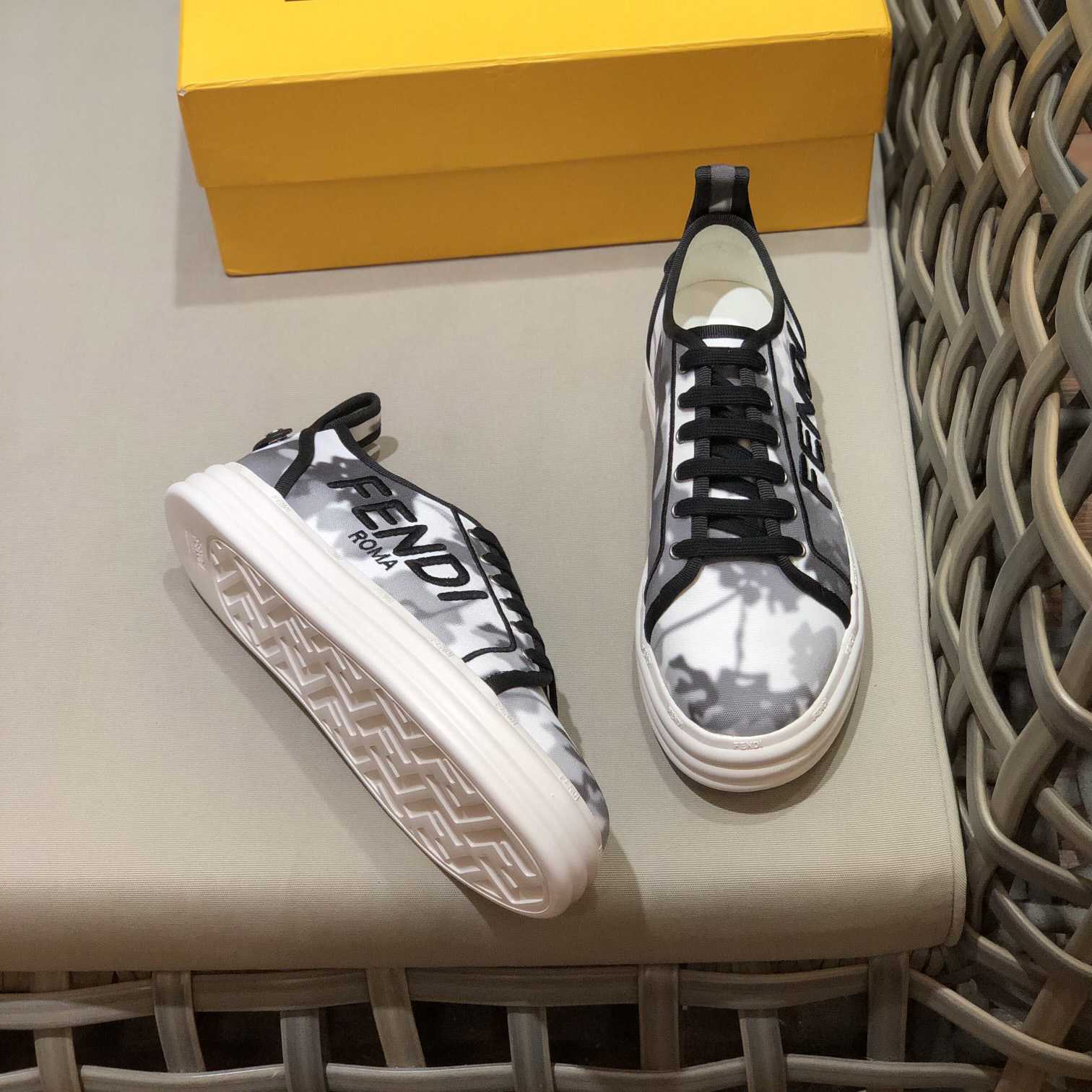 Fendi Rise Canvas Sneaker - DesignerGu