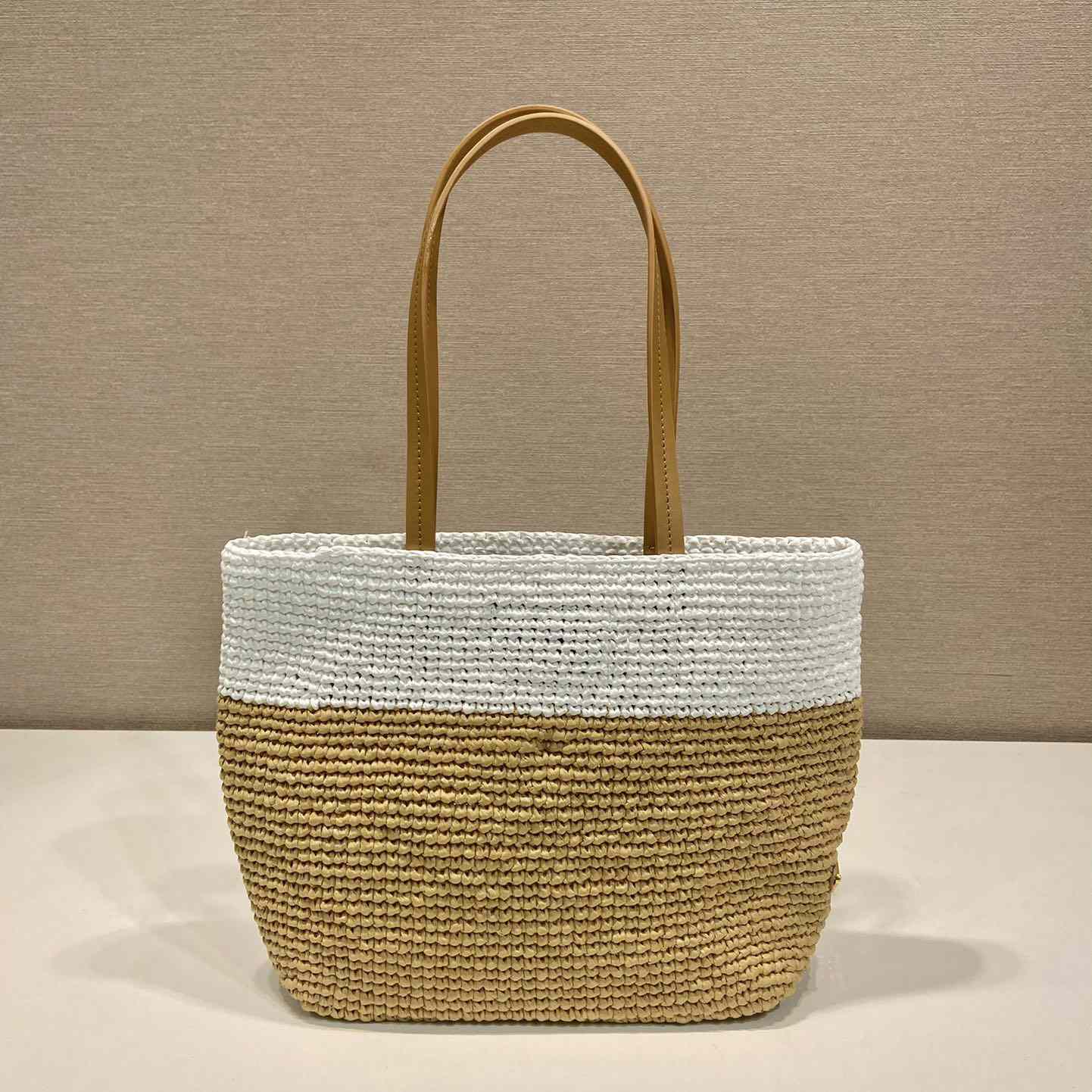 Prada Raffia Tote Bag - DesignerGu