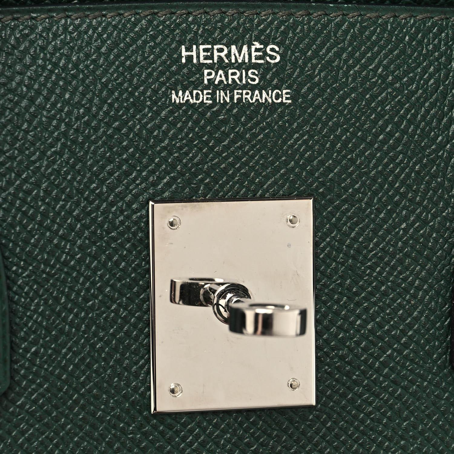 Hermes Epsom Birkin 35 Vert Anglais  35cm - DesignerGu