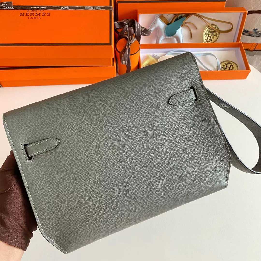 Hermes Kelly Dépêches Leather Bag (25-19-5cm) - DesignerGu