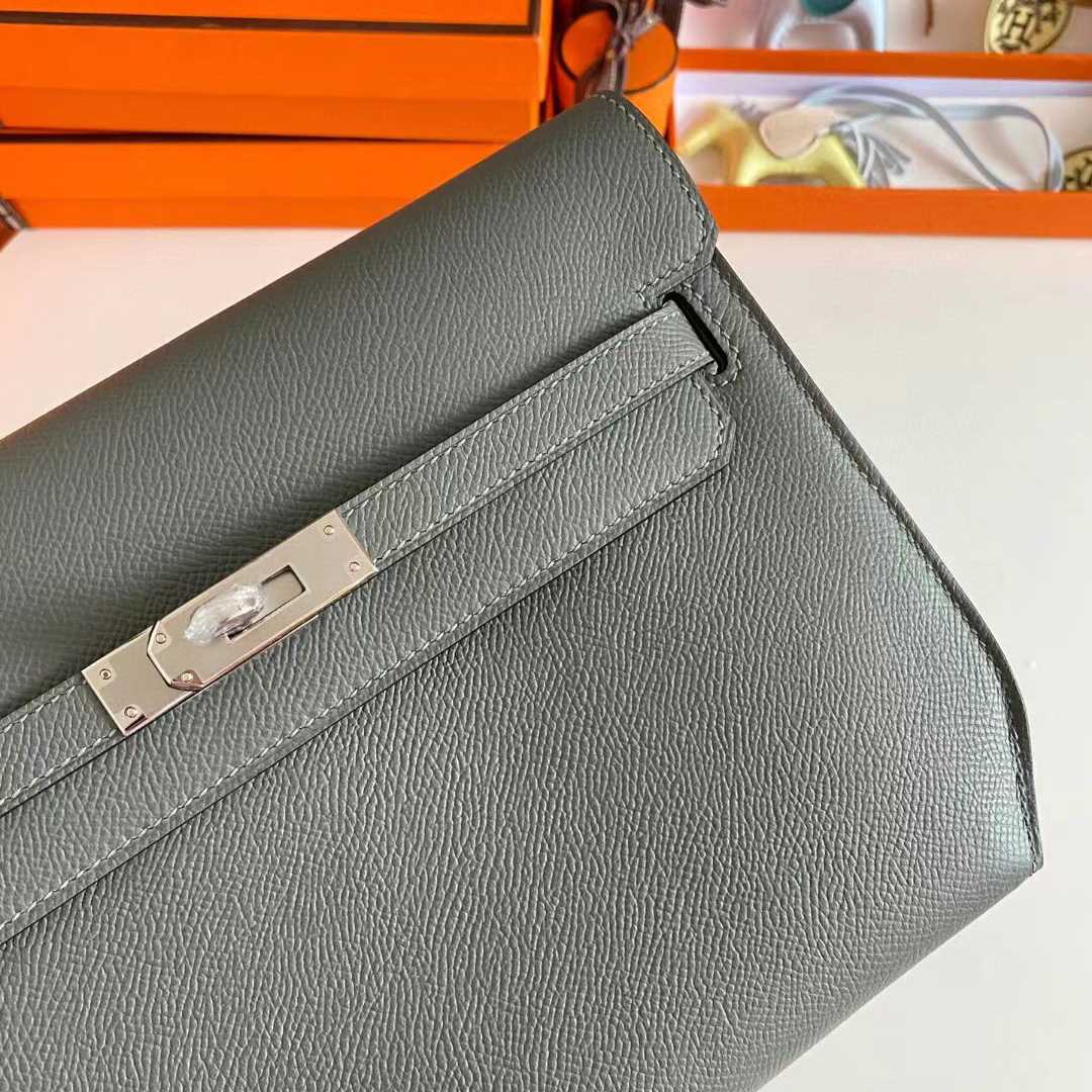 Hermes Kelly Dépêches Leather Bag (25-19-5cm) - DesignerGu