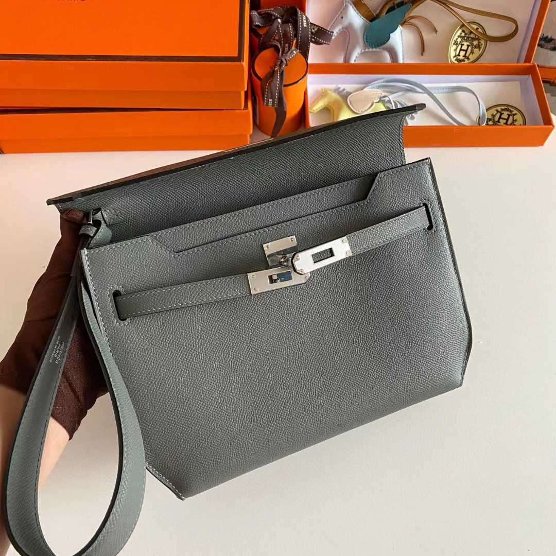 Hermes Kelly Dépêches Leather Bag (25-19-5cm) - DesignerGu