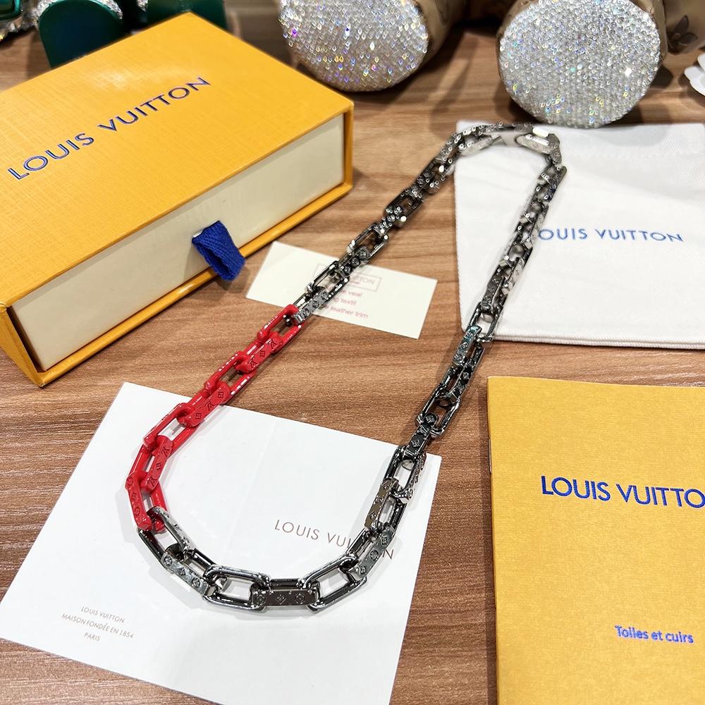 Louis Vuitton Monogram Chain Necklace  - DesignerGu