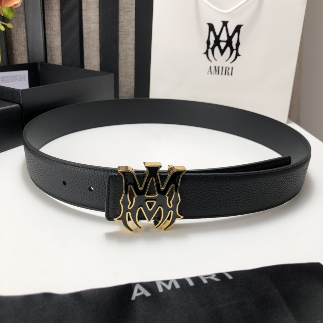 Amiri Ma Leather Belt - DesignerGu