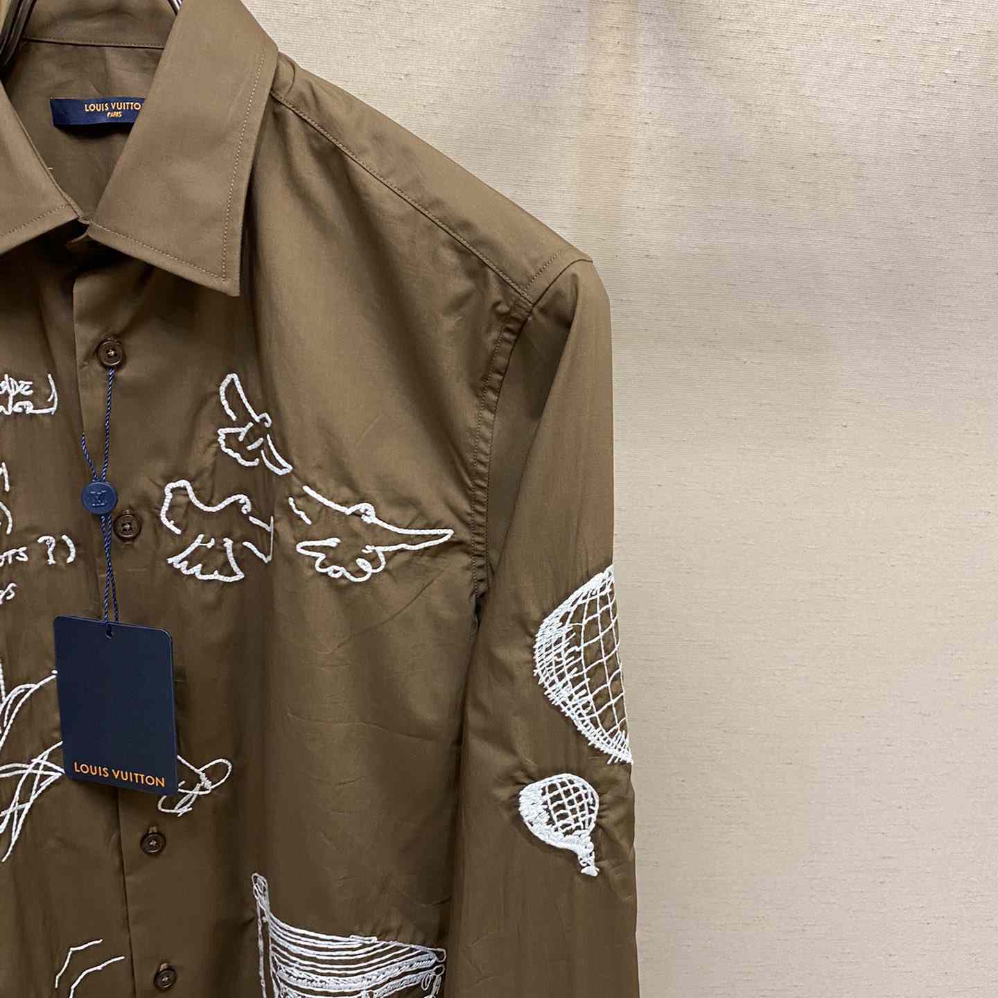 Louis Vuitton Cotton Overshirt - DesignerGu