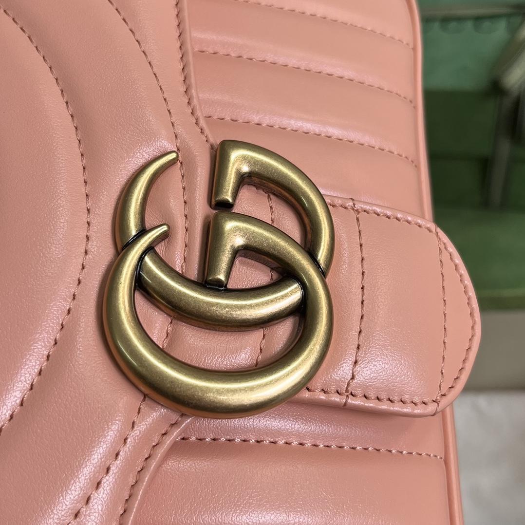 Gucci GG Marmont Small Shoulder Bag(26*15*7cm)   - DesignerGu