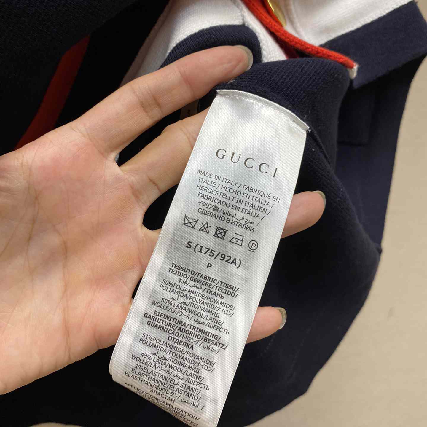 Gucci Knit Wool Cardigan With Patch - DesignerGu