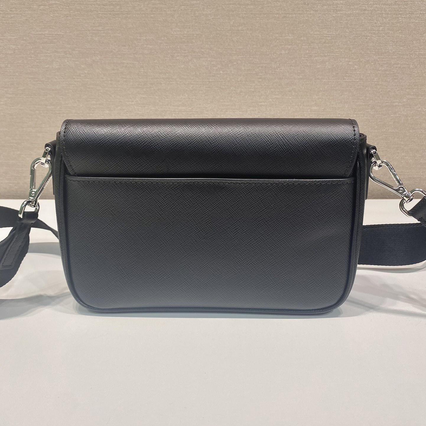 Prada Saffiano Leather Shoulder Bag - DesignerGu