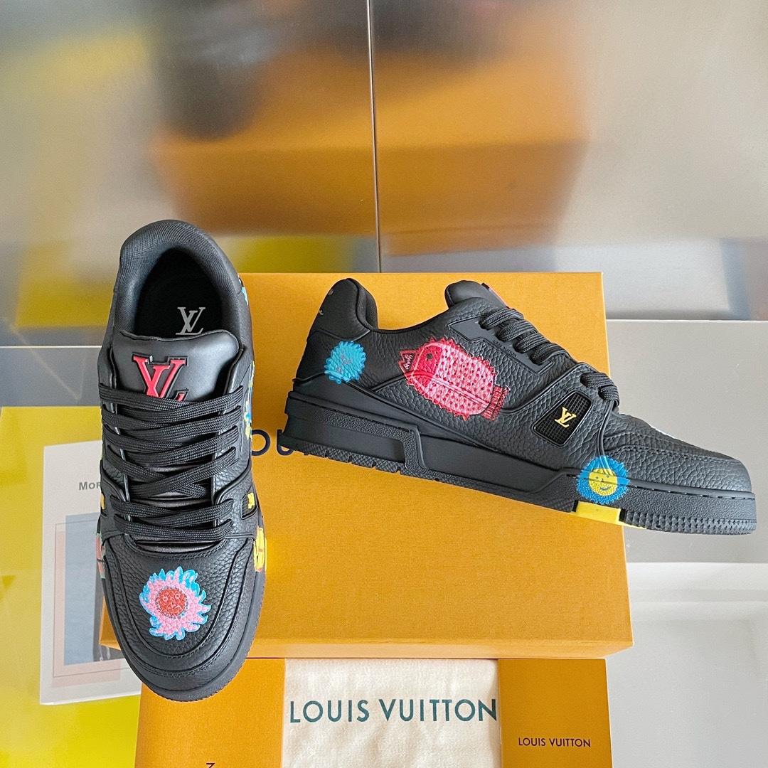 Louis Vuitton LV x YK LV Trainer Sneaker   1ABD2W - DesignerGu