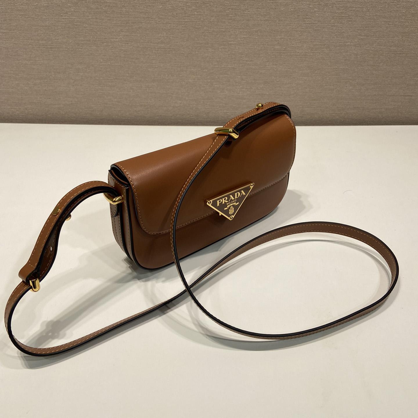 Prada Leather Shoulder Bag - DesignerGu