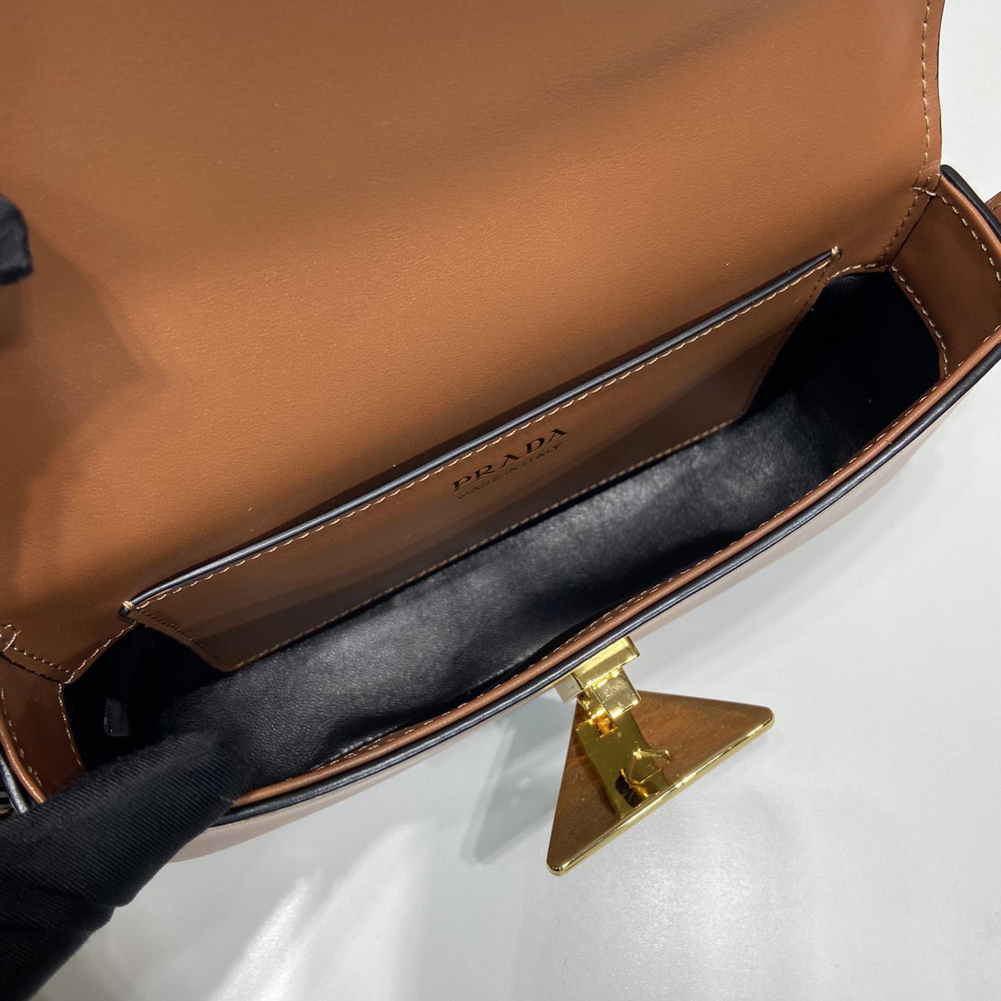 Prada Leather Shoulder Bag - DesignerGu