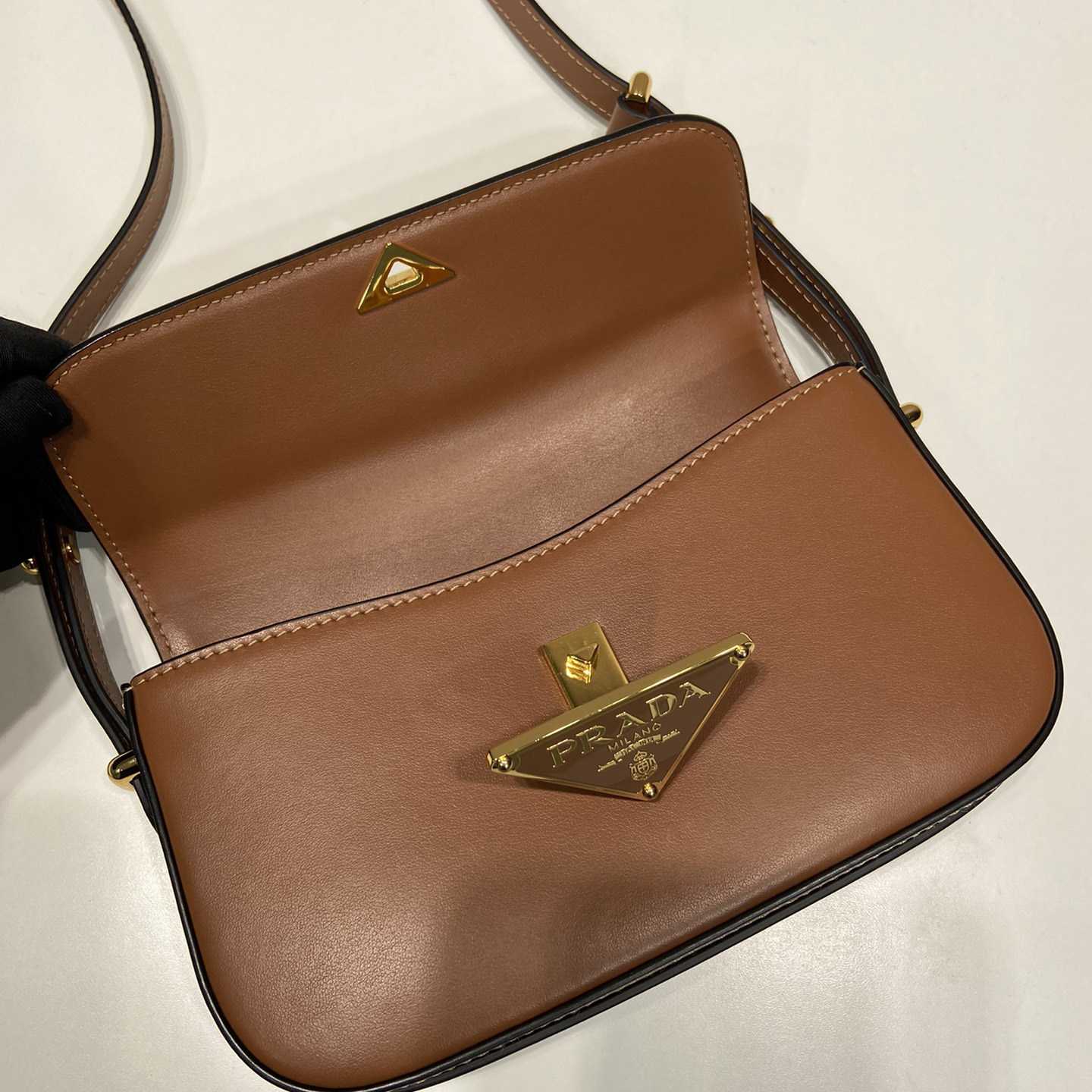 Prada Leather Shoulder Bag - DesignerGu