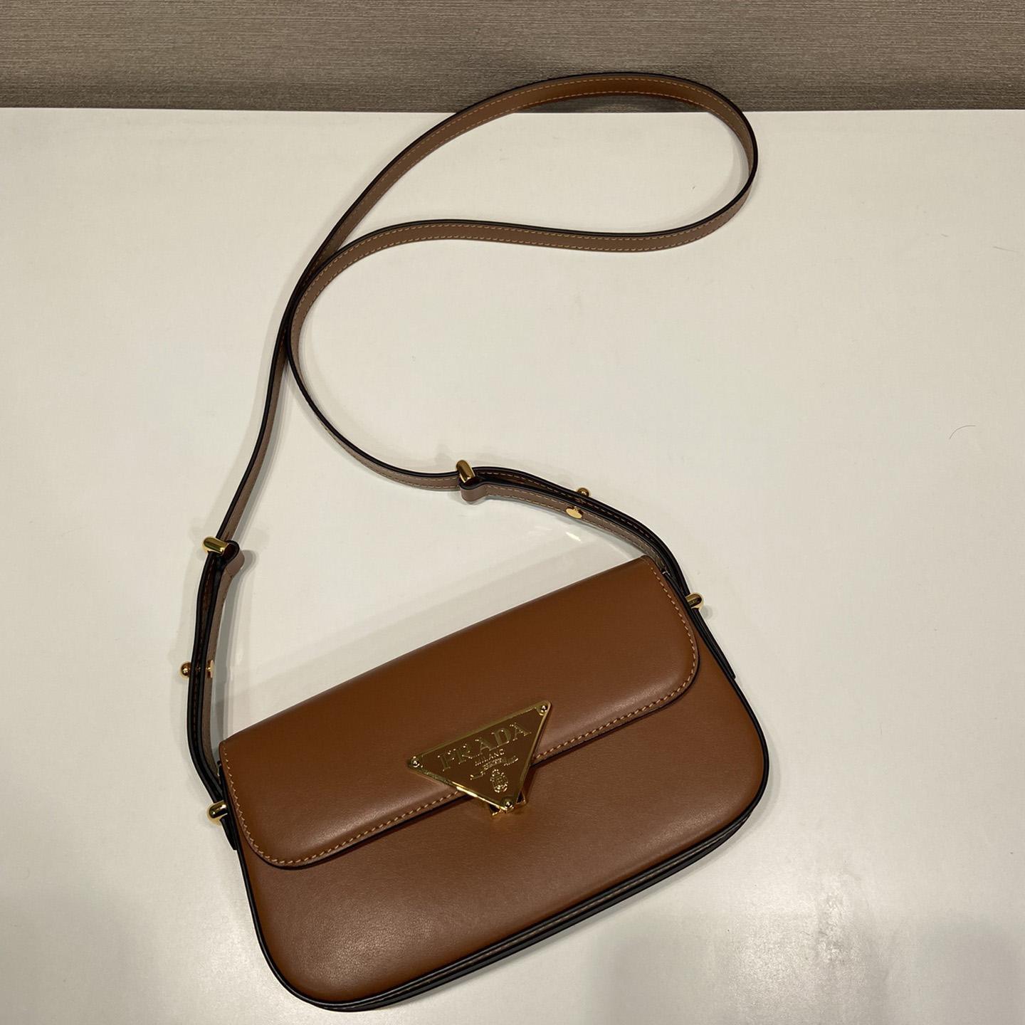 Prada Leather Shoulder Bag - DesignerGu