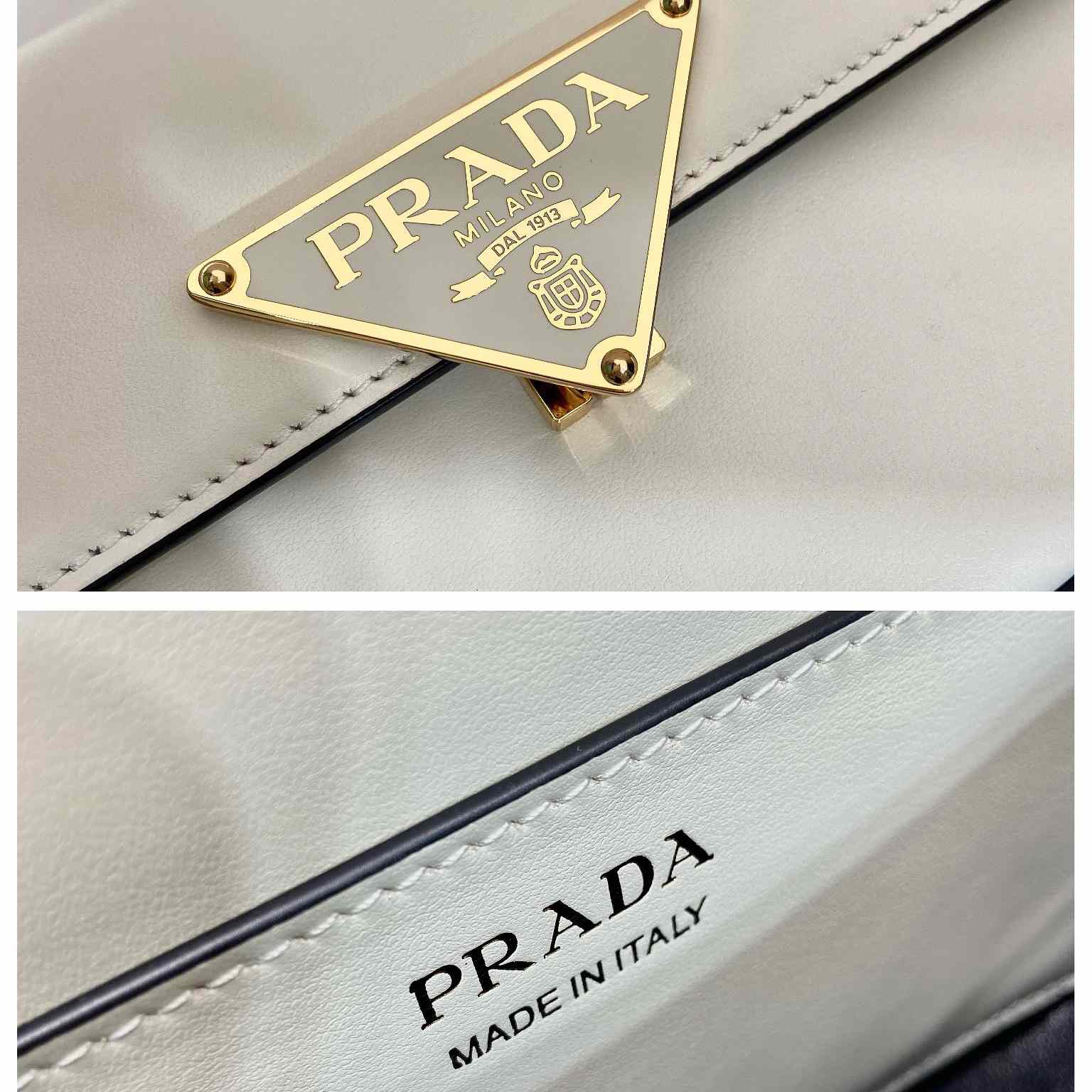 Prada Leather Shoulder Bag - DesignerGu