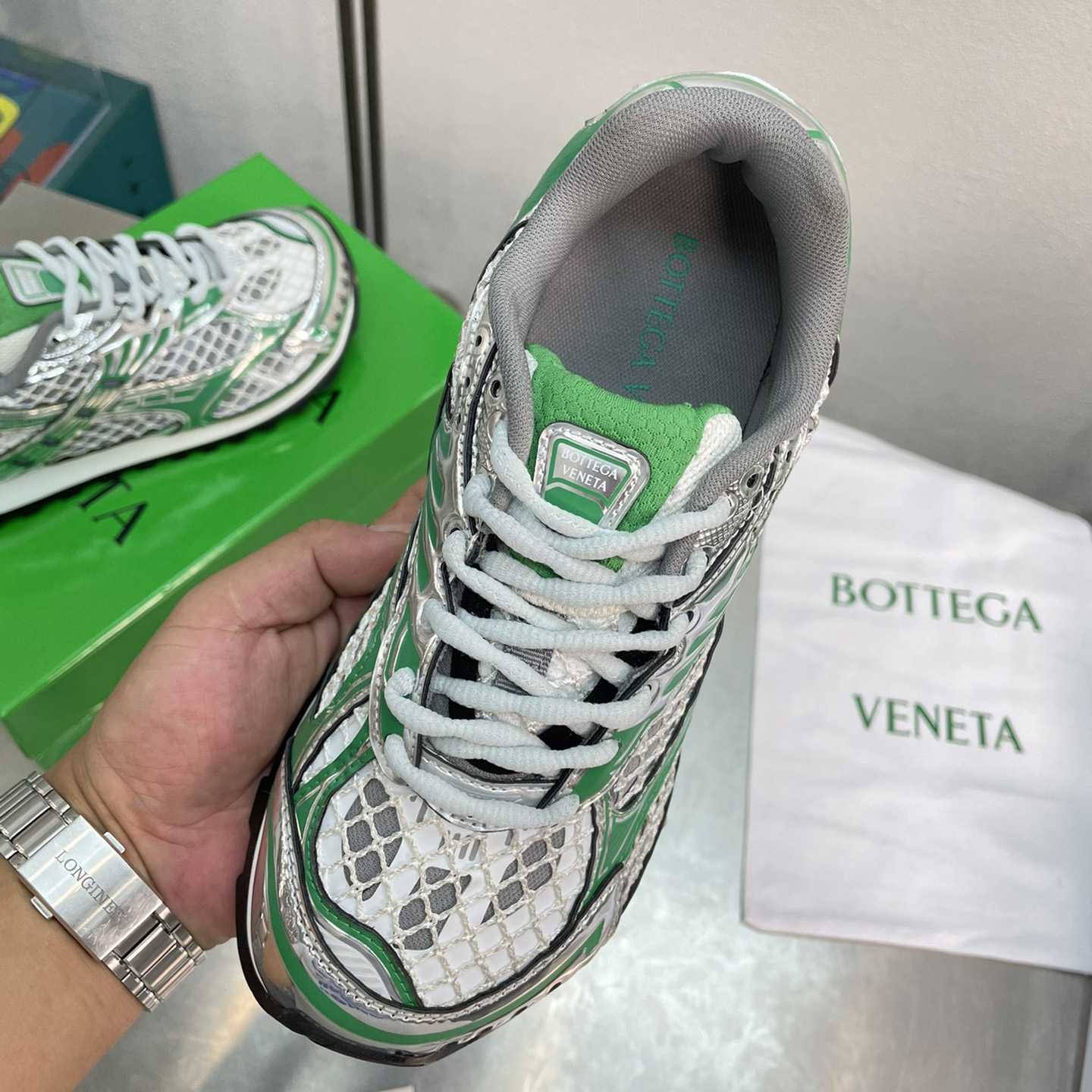 Bottega Veneta Orbit Sneaker - DesignerGu