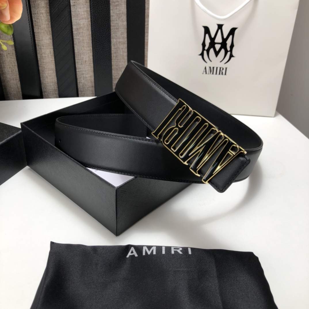 Amiri Enamel Buckle Belt - DesignerGu