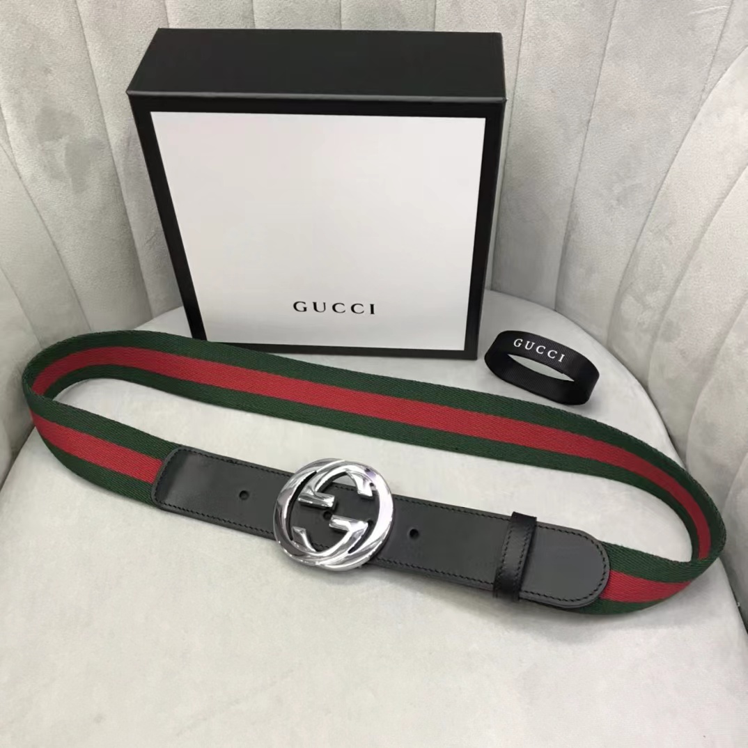 Gucci Web Belt With G Buckle - DesignerGu