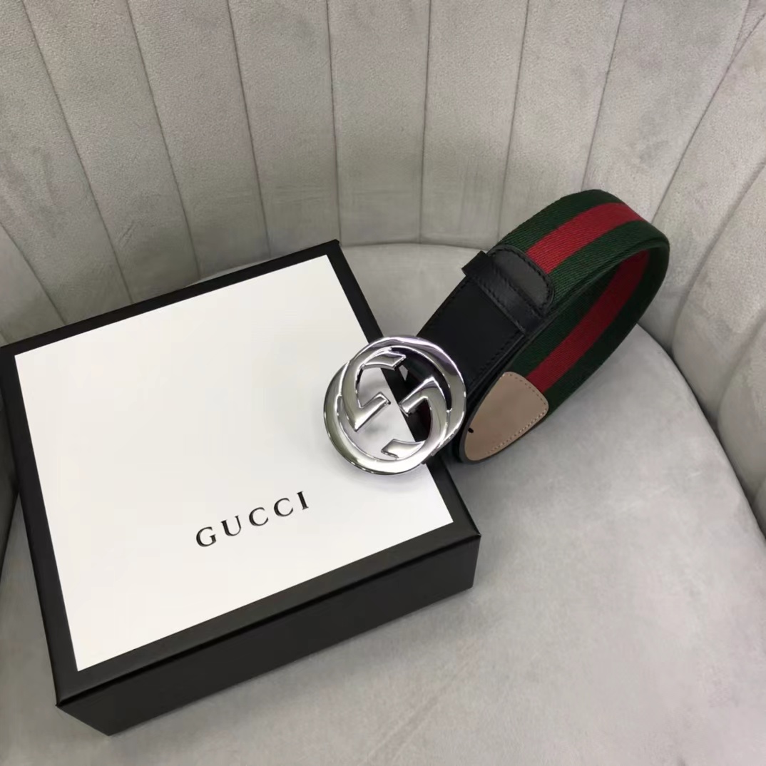 Gucci Web Belt With G Buckle - DesignerGu