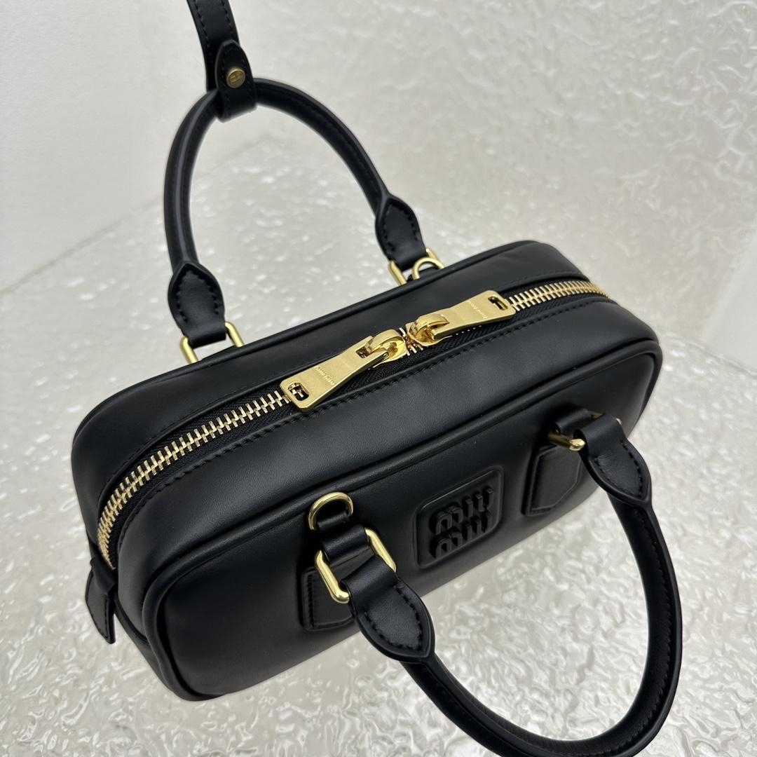 Miu Miu Arcadie Leather Bag - DesignerGu