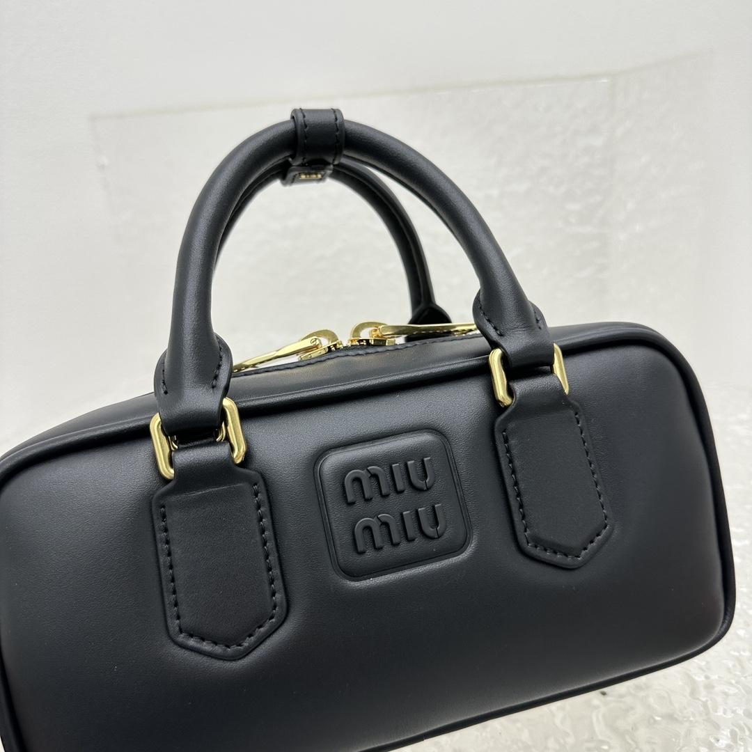 Miu Miu Arcadie Leather Bag - DesignerGu