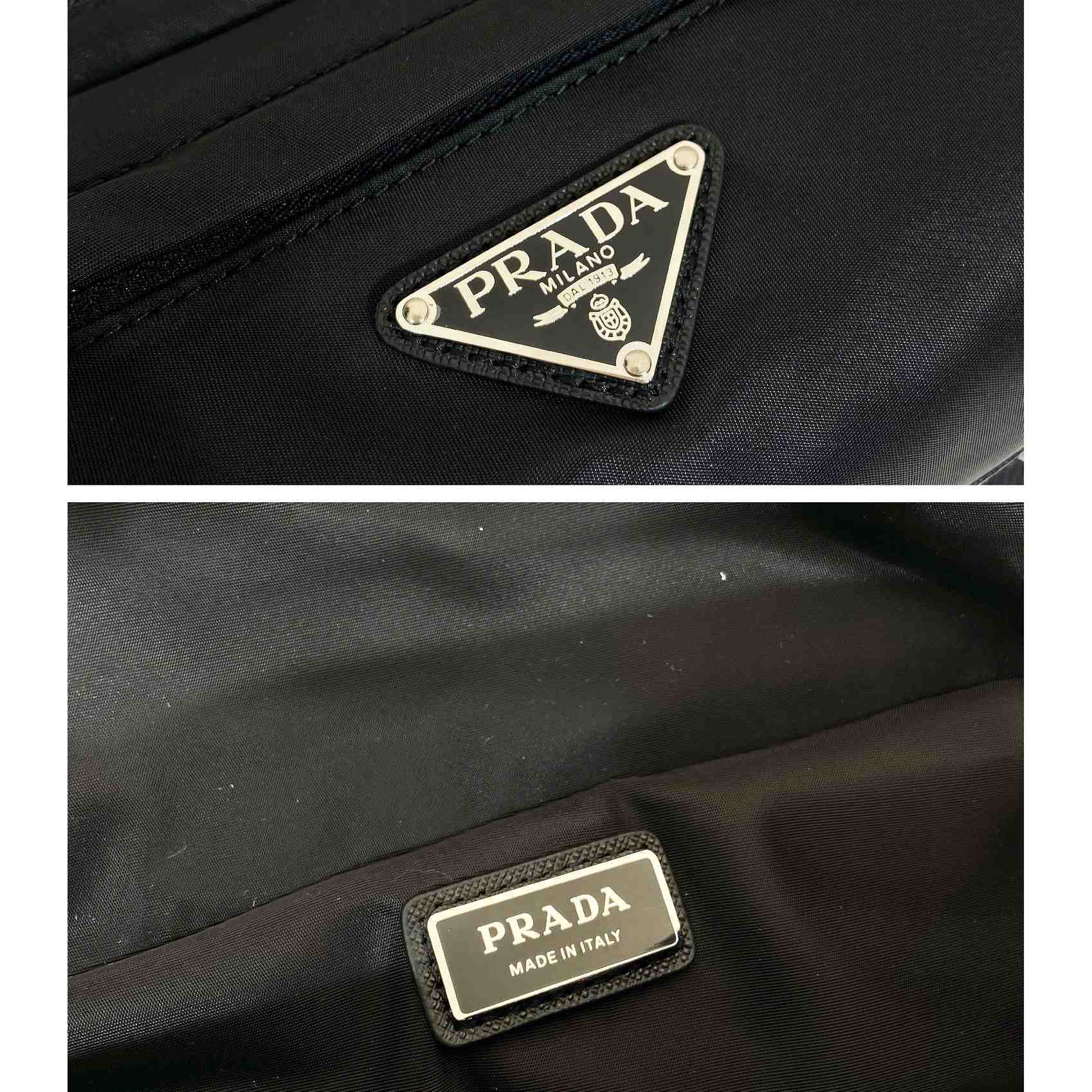 Prada Re-Nylon And Saffiano Leather Shoulder Bag - DesignerGu