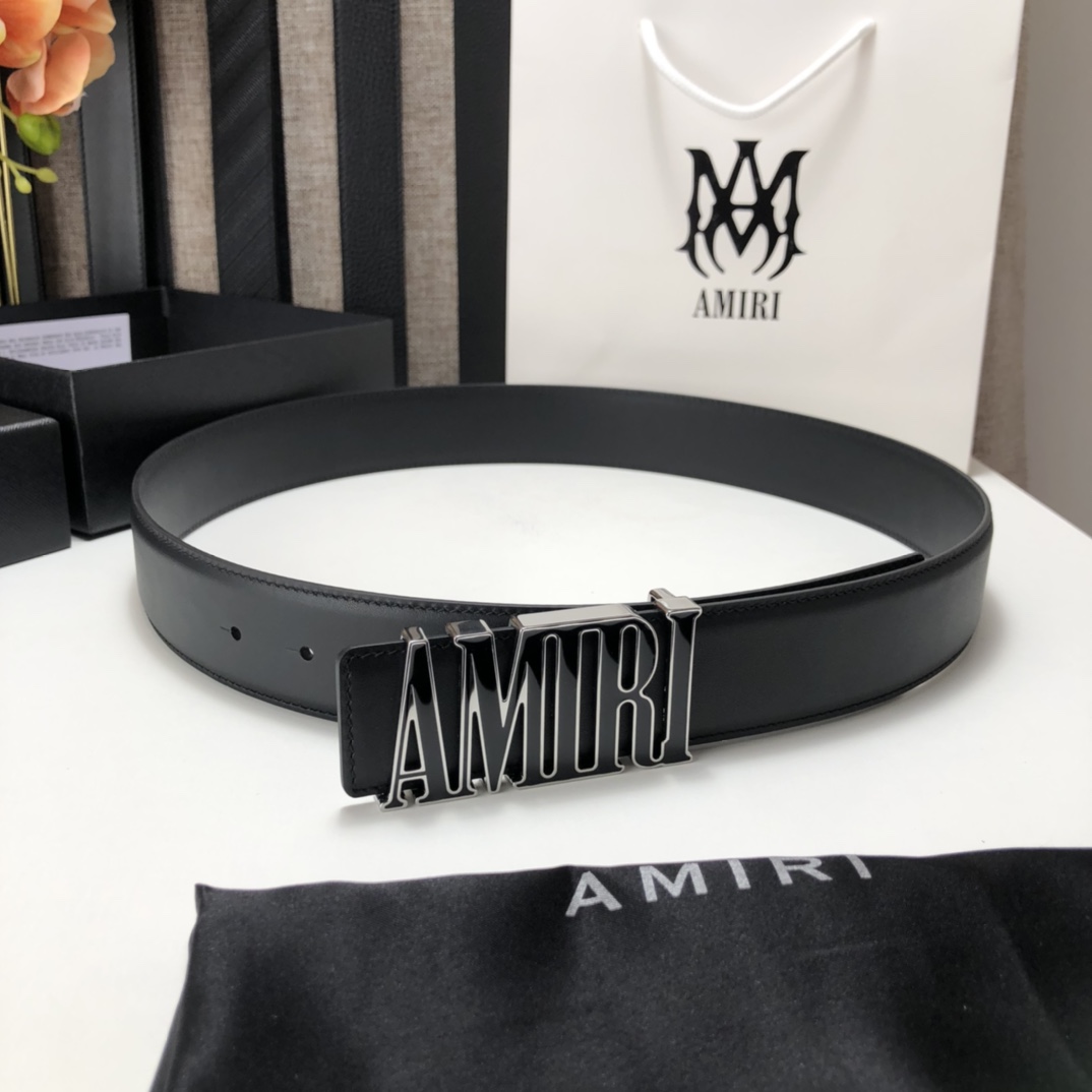 Amiri Enamel Buckle Belt - DesignerGu