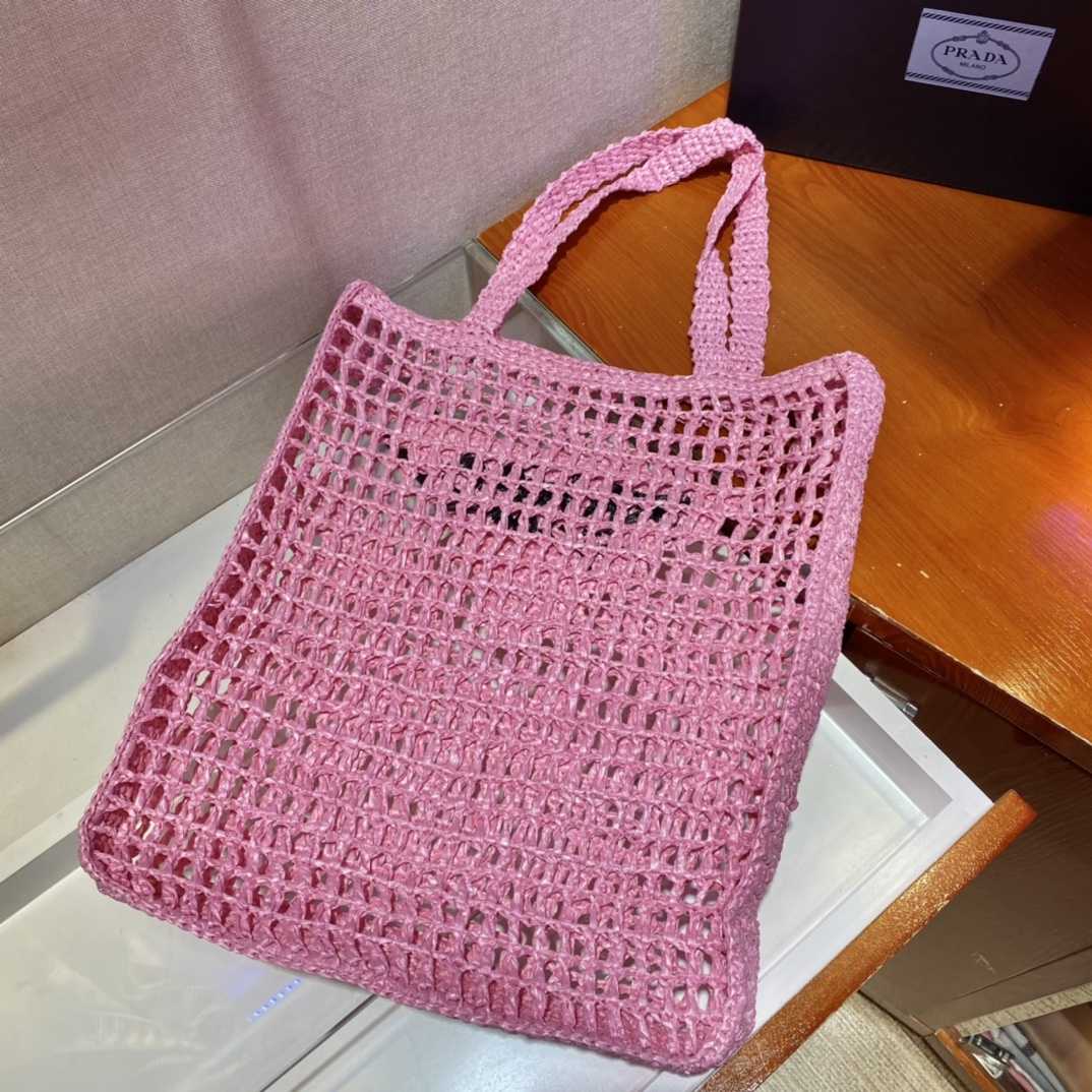 Prada Crochet Tote Bag - DesignerGu