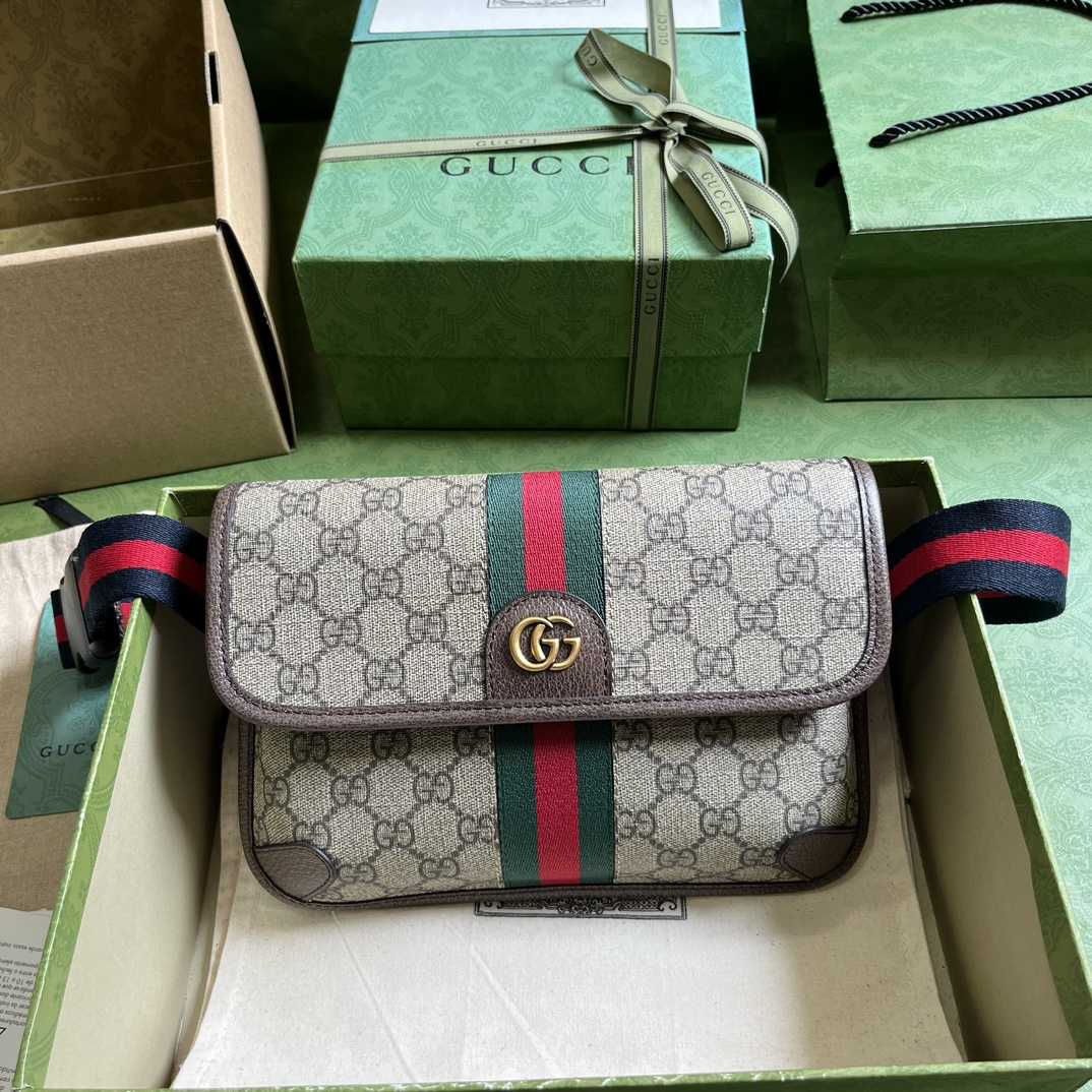 Gucci Ophidia GG Small Belt Bag - DesignerGu