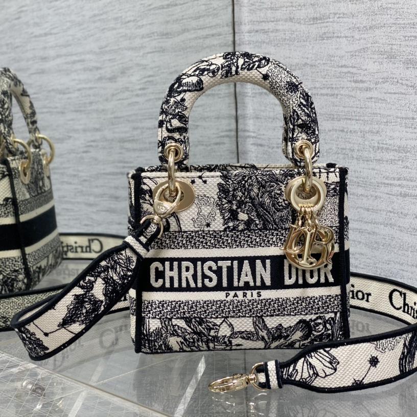 Dior Mini Lady D-lite Bag - DesignerGu