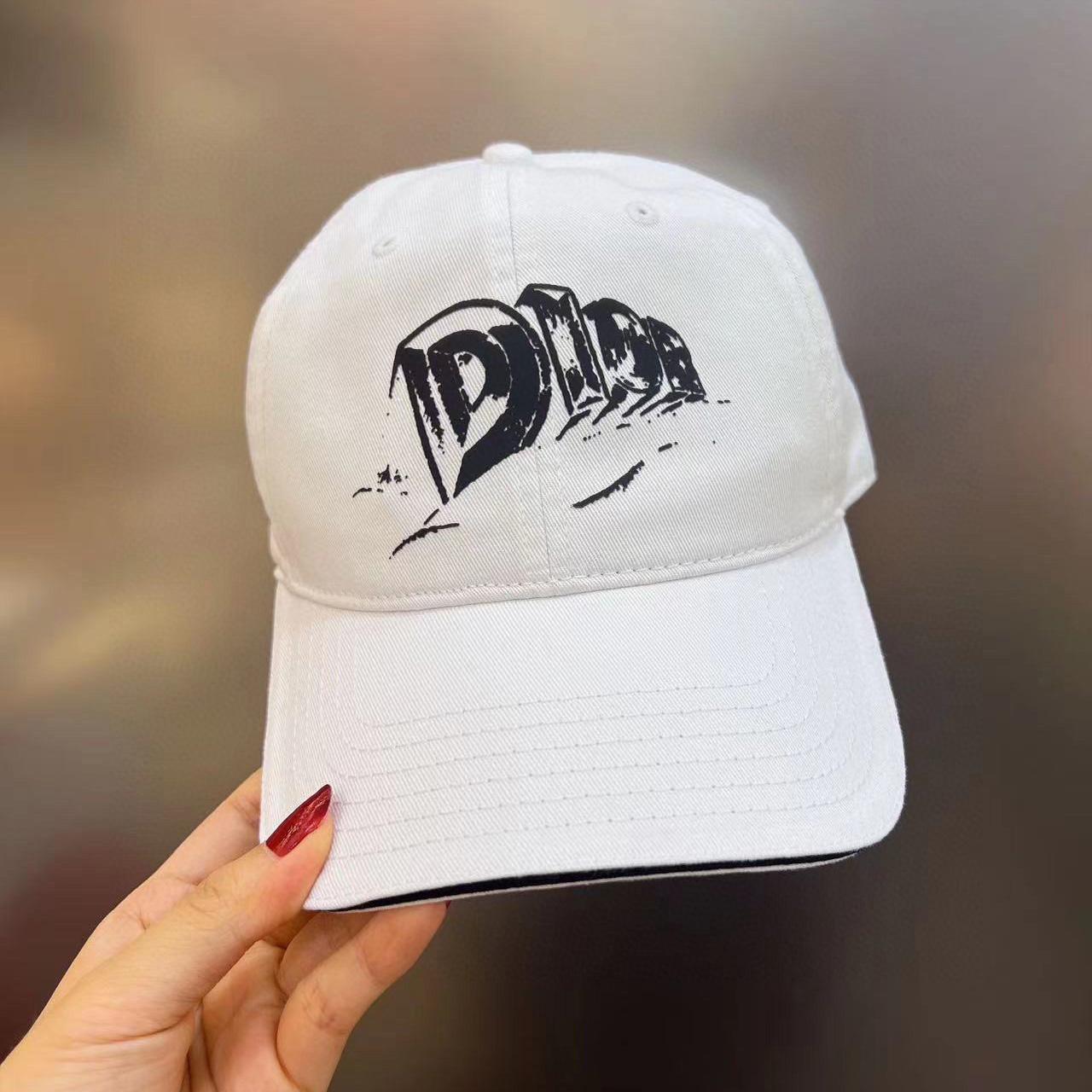 Dior Baseball Cap With AsteroDior Signature  - DesignerGu